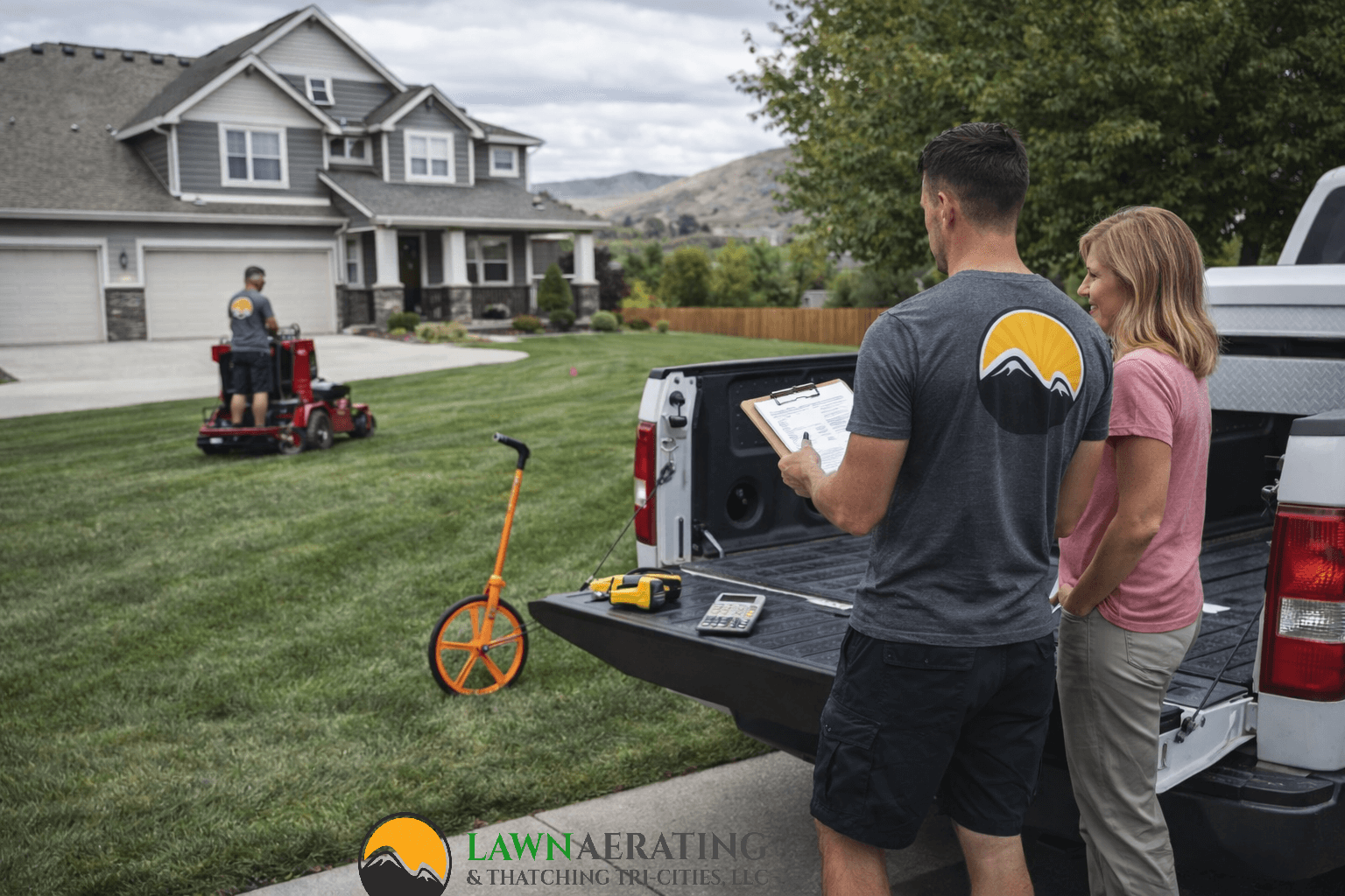 Pricing out Aerating and Thatching in the Tri-Cities