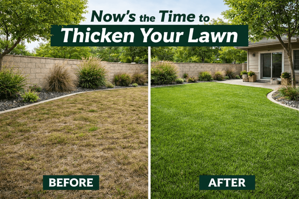 Spring Lawn Overseeding, New Spring Grass Seed for Yard, Tri-Cities Overseed