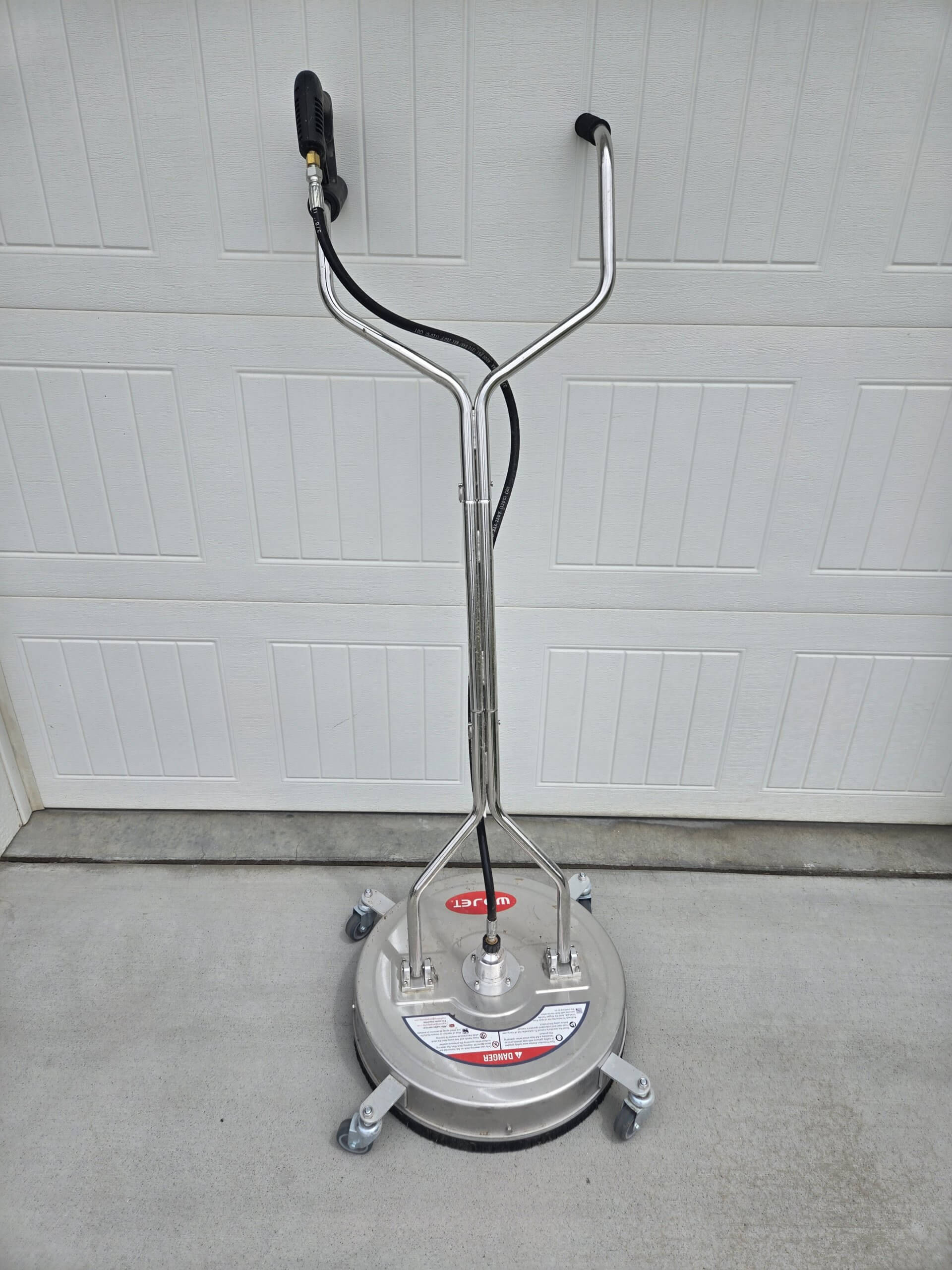 Industrial grade flat surface cleaner
